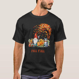 GLÜCKLICHER HERBST ALLE DA GNOME UND KATZE T-Shirt