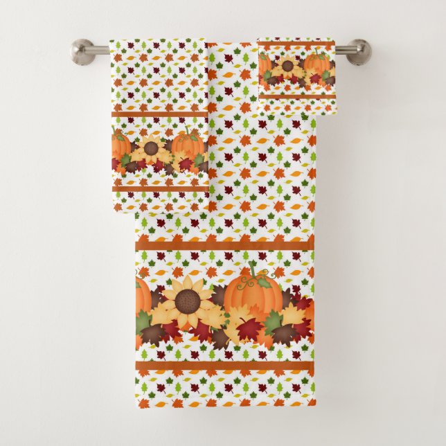 Glücklicher Herbst Badhandtuch Set (Insitu)