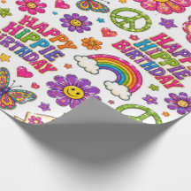Glücklicher Hippie-Geburtstagsgeschenkverpackung B