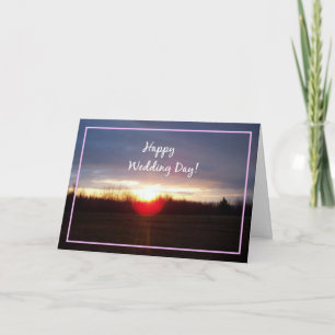 Glücklicher Hochzeitstag! Karte