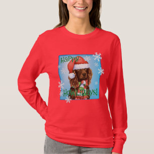 Glücklicher Howliday Boykin Spaniel T-Shirt