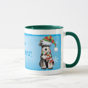 Glücklicher Howlidays Zwergschnauzer Tasse