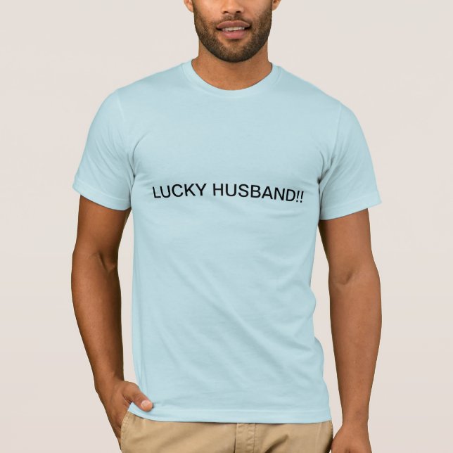 Glücklicher Hubby T-Shirt (Vorderseite)