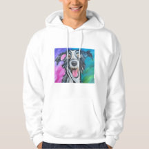 GLÜCKLICHER HUND MÄNNER-SWEATSHIRT