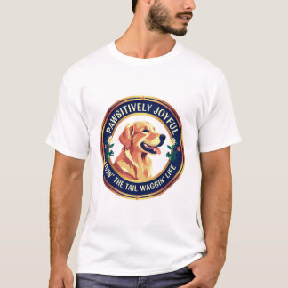 Glücklicher Hund-T-Shirt T-Shirt