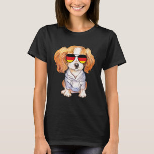 Glücklicher Hund Tierliebe Süße Welpen Männer Fr T-Shirt