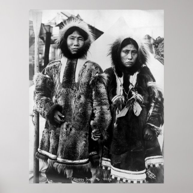 Glücklicher Jack und Ehefrau: 1904 Poster (Vorne)