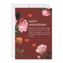 glücklicher Jahrestag