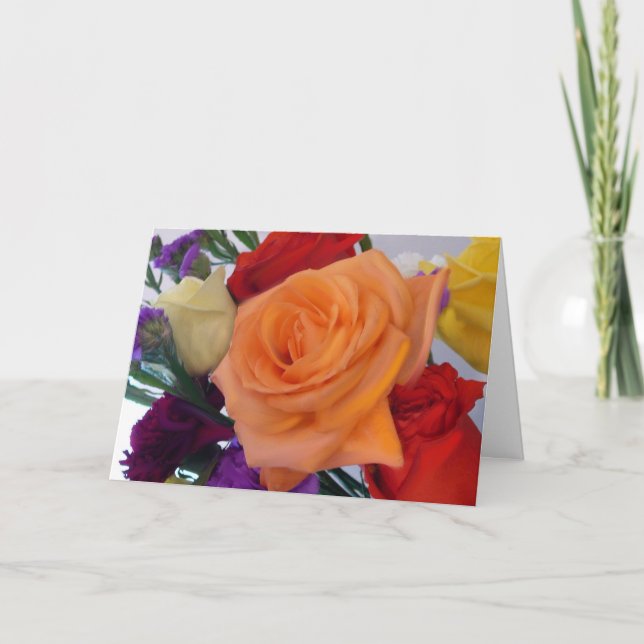 glücklicher Jahrestag Karte (Vorderseite)