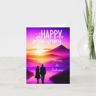 glücklicher Jahrestag Karte