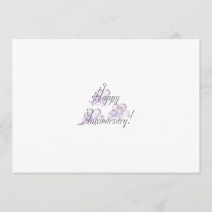 Glücklicher Jahrestag Karte