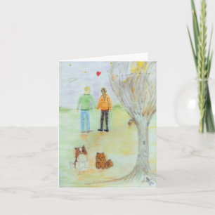 glücklicher Jahrestag Karte