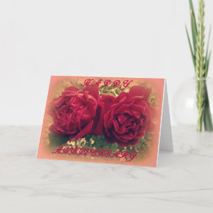 glücklicher Jahrestag Karte