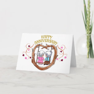 glücklicher Jahrestag Karte