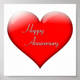 glücklicher Jahrestag Poster