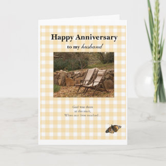 Glücklicher Jahrestag, zu meinem Mann Karte