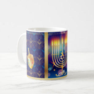 Glücklicher jüdischer Feiertag Chanukkas schön Kaffeetasse
