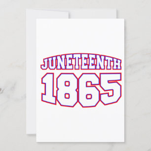 glücklicher Juni 1865 Einladung