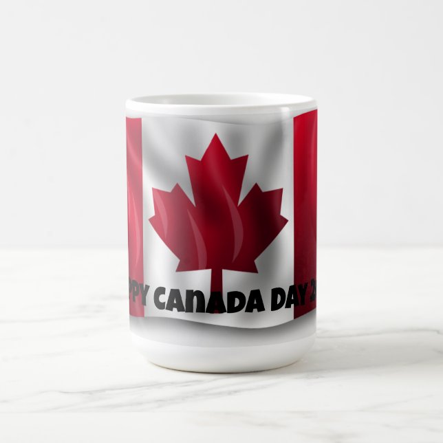 Glücklicher Kanada-Tag-Becher Kaffeetasse (Mittel)