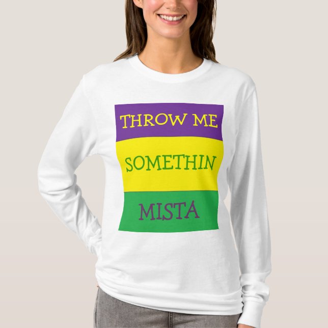 GLÜCKLICHER KARNEVAL T-Shirt (Vorderseite)