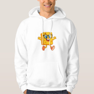 Glücklicher Käse – Süßer Geldmagnet Cartoon Hoodie