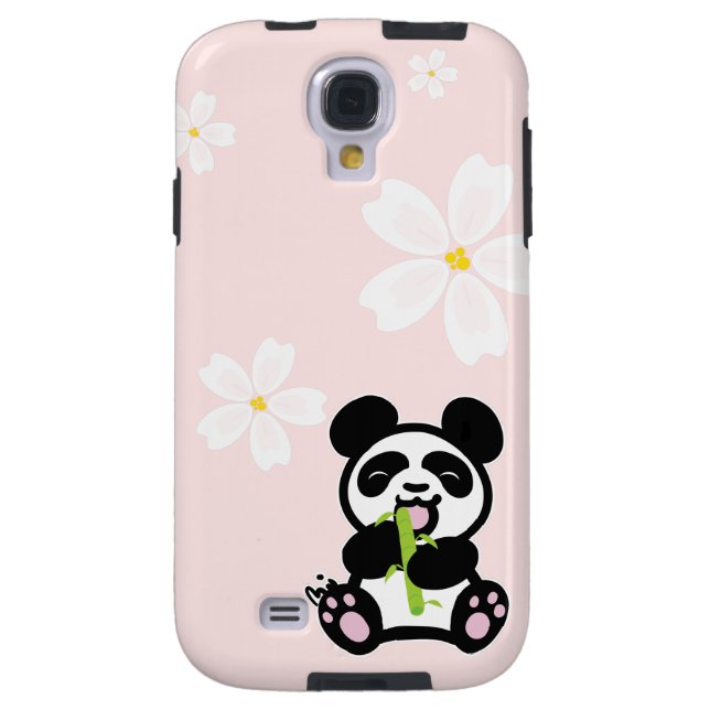 Glücklicher Kasten der Panda-Galaxie-4 Case-Mate Samsung Galaxy Hülle (Rückseite)