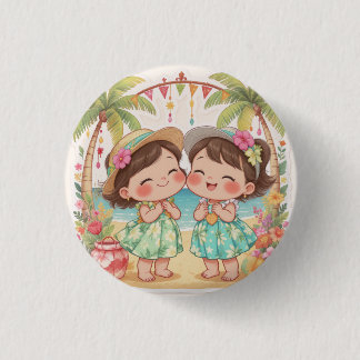 GLÜCKLICHER KAWAII HAWAI-BUTTON BUTTON