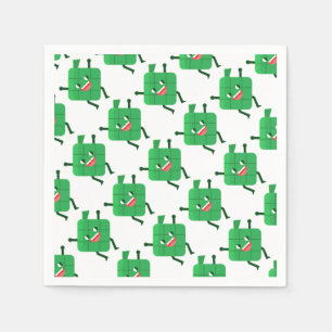 glücklicher Ketupat Serviette