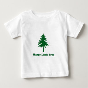 Glücklicher kleiner Baum Baby T-shirt