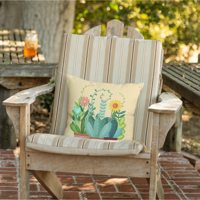 Glücklicher Kleiner Garten Kissen (Stuhl)