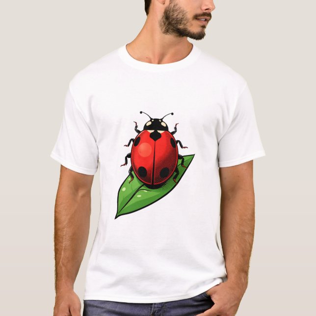 Glücklicher Kleiner Käfer T-Shirt (Vorderseite)