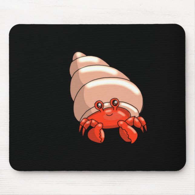 Glücklicher kleiner Krebs Mousepad (Vorne)