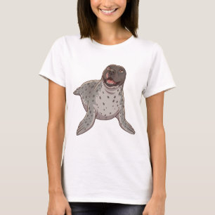 Glücklicher kleiner Landrobbe T-Shirt