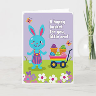 Glücklicher Korb Geschenkkarte Karte
