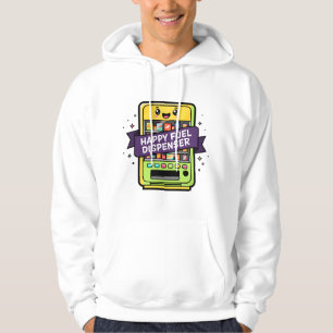 Glücklicher Kraftstoffspender Süße Snack-Automat Hoodie