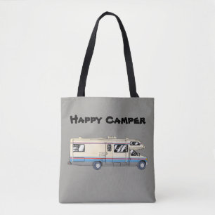 Glücklicher Lagerbewohner-Taschen-Tasche