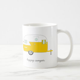 Glücklicher Lagerbewohner-Tasse - Gelb Tasse