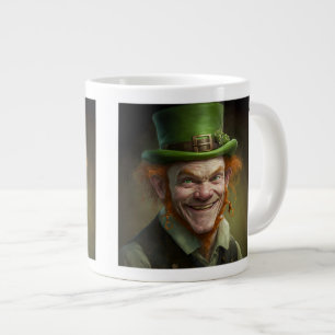 Glücklicher Leprechaun-Jumbo-Mug  Jumbo-Tasse