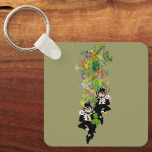 Glücklicher Leprechaun Schlüsselanhänger