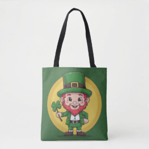 Glücklicher Leprechaun und Klee