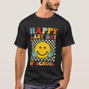 Glücklicher letzter Schultag Jahresende Lehrer Sch T-Shirt