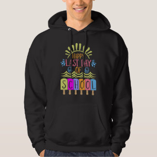glücklicher letzter Schultag perfekt für jeden Leh Hoodie