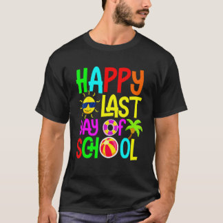 Glücklicher letzter Schultag   Schüler und Lehrer T-Shirt