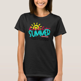 Glücklicher letzter Schultag  Schüler und Lehrer   T-Shirt