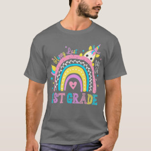 Glücklicher letzter Tag der 1. Klasse Schüler Lehr T-Shirt