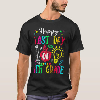 Glücklicher letzter Tag der 8. Klasse  Abschluss L T-Shirt