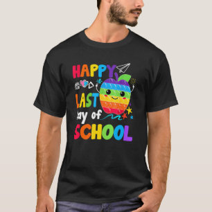 Glücklicher letzter Tag der Äpfel der Schule Niedl T-Shirt