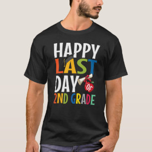 Glücklicher letzter Tag des 2. Grades Kid Graduate T-Shirt