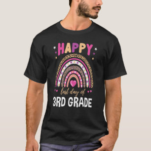 Glücklicher letzter Tag des 3. Leopard-Regenbogens T-Shirt