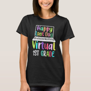 Glücklicher letzter Tag des virtuellen männlichen  T-Shirt